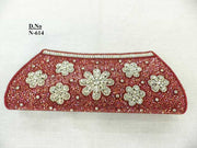 Golden Bead Hand Clutch Purse