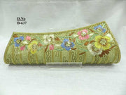 Golden Bead Hand Clutch Purse