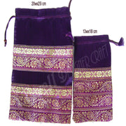 ORGANZA GIFT POUCH WITH BORDER