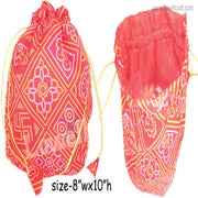 BANDANI PRINT DRAWSTRING BAG