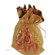 MEDIUM SIZE ORGANZA BAG WITH PRINT