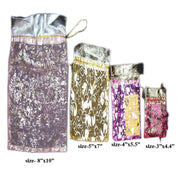 SMALL SIZE ORGANZA BAG WITH PRINT