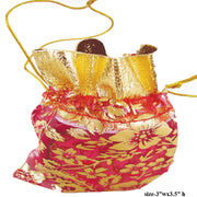 SMALL SIZE ORGANZA BAG WITH PRINT