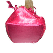 SATIN POUCH WITH NET