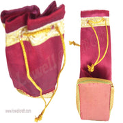 SQUARE BASE SMALL ORGANZA POUCH