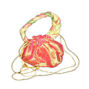 PLAIN ORGANZA POUCH WITH BRAID HANDLE