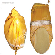 LARGE ORGANZA POUCH WITH 5 BORDER