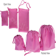 PINK VELVET JEWELERY POUCH