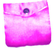 SATIN COIN BAG