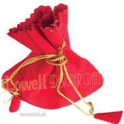 CUTWORK VELVET JEWELERY POUCH