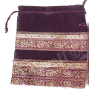 ORGANZA GIFT POUCH WITH BORDER