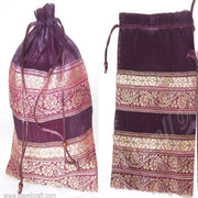 ORGANZA GIFT POUCH WITH BORDER