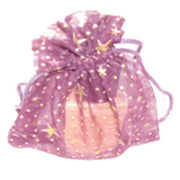 SMALL SIZE STAR PRINT ORGANZA POUCH
