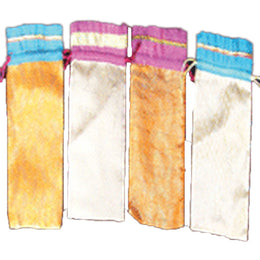 BROCADE SILK DRAWSTRING POUCH