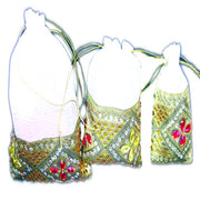 BEADED BORDER ORGANZA GIFT POUCH