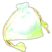 SMALL ORGANZA POUCH WITH 1 BORDER