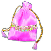 ORGANZA POUCH WITH LACE