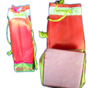 SQUARE BASE ORGANZA POUCH  BORDER