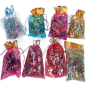 SMALL SIZE PRINTED ORGANZA POUCH