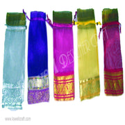 MEDIUM ORGANZA POUCH WITH 1 BORDER