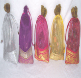 MEDIUM ORGANZA BAG WITH 1 BORDER