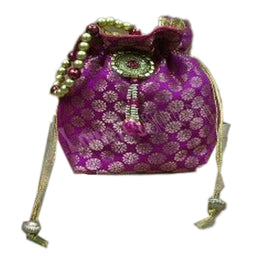 BROCADE FABRIC POTLLI POUCH
