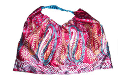 SATIN BEACH BAG