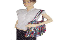 SHORT HANDLE SATIN SKIRT BAG