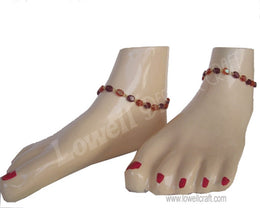 GLASS BEAD ANKELET