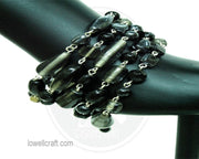 5 STRAND GLASS BEADS BRACELET