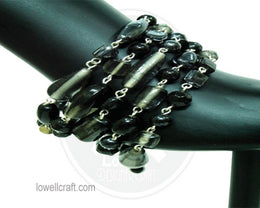 5 STRAND GLASS BEADS BRACELET
