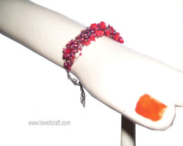 SEED BEAD & GLASS BEADS BRACELET