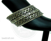 SILVER BRASS CUFFLINK