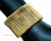BRASS WIRE CUFF