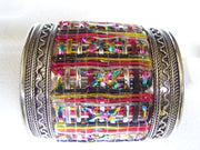 METAL CUFFLINK WITH RIBBON
