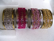 METAL CUFFLINK WITH THREAD