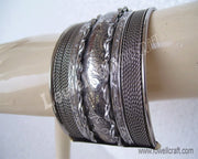 SILVER BRASS CUFFLINK
