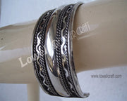 SILVER BRASS CUFFLINK