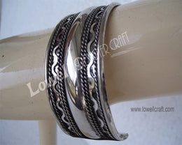 SILVER BRASS CUFFLINK