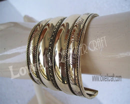 BRASS CUFFLINK