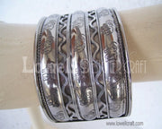 SILVER BRASS CUFFLINK