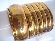 BRASS CUFFLINK