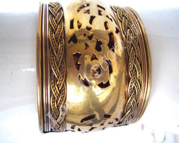 BRASS CUFFLINK
