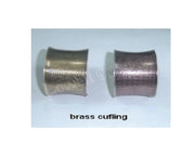 SILVER BRASS CUFFLINK