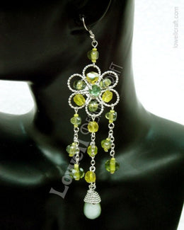 GLASS BEAD EARING