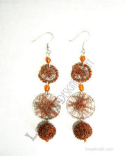 COTTON BEAD EARING