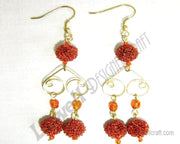 COTTON BEAD EARING