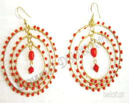 GLASS BEAD EARING