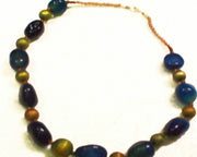 METALGLASS BEADS NECKLACE