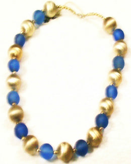 METALGLASS BEADS NECKLACE